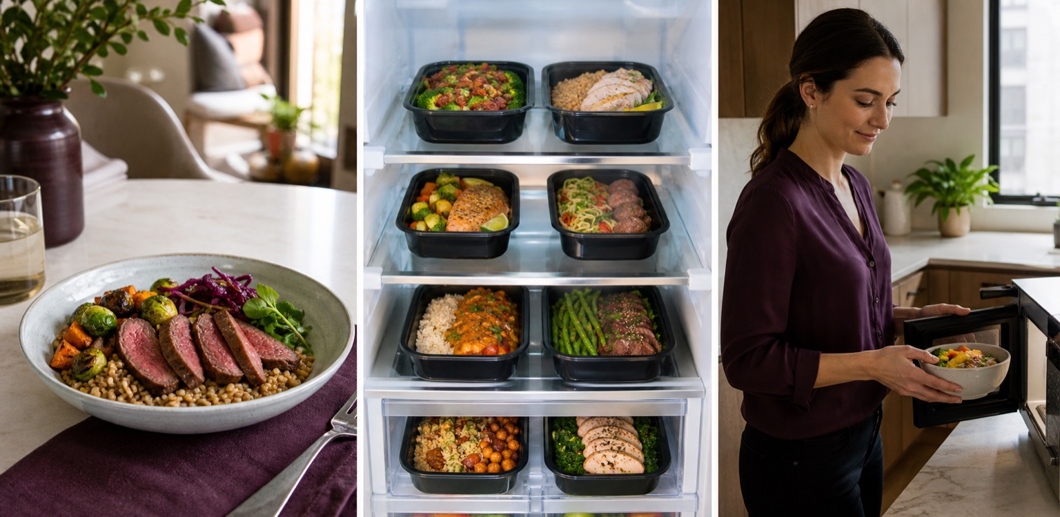 A balanced one-person plate for best meal delivery service for singles in 2026