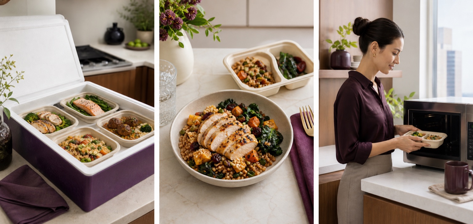 A balanced one-person plate for prepared meal delivery for one person: complete guide